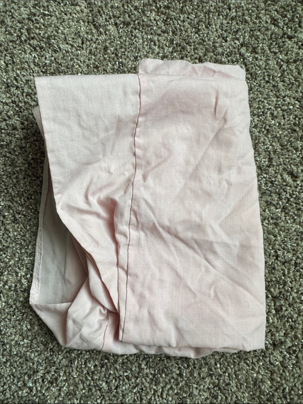 Light pink pack and play sheet